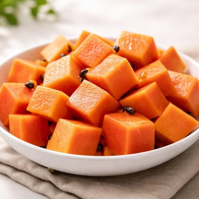 Papaya chunks