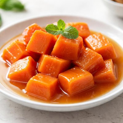 Papaya in heavy syrup