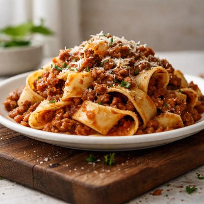 Pappardelle bolognese