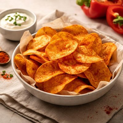 Paprika and sour cream crisps