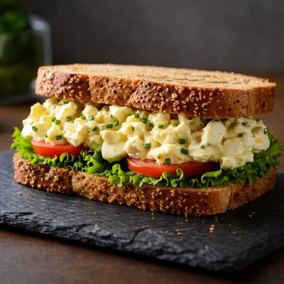 Paradise egg salad sandwich