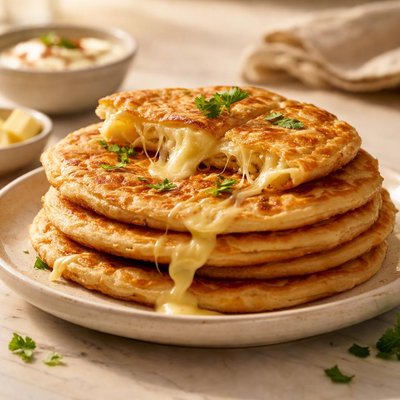 Paratha with cheese