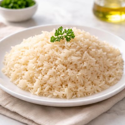 Parboiled white rice