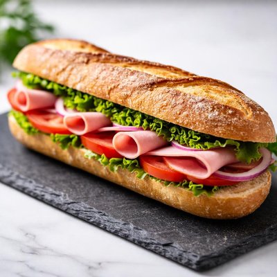 Paris baguette ham baguette