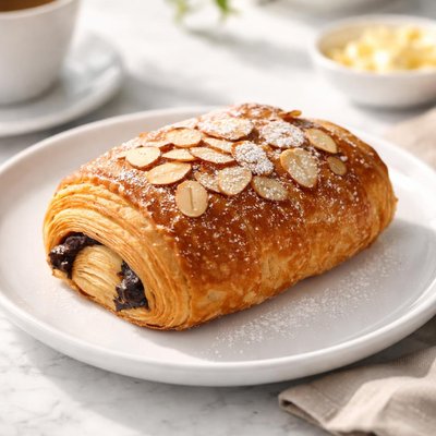 巴黎贝甜杏仁巧克力面包