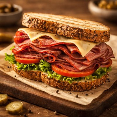 パリバゲット・パストラミ・サンドイッチ