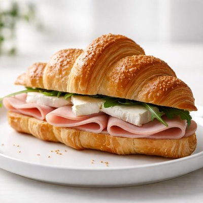 Parisian ham and brie croissant