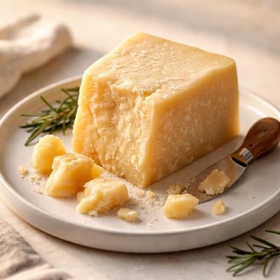 Parmesan cheese block