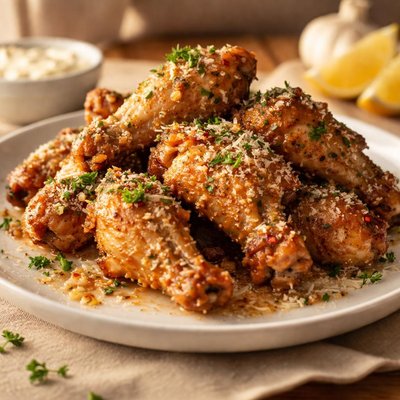 Parmesan garlic wings