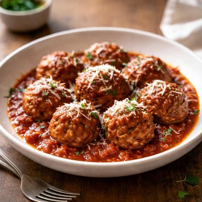 Parmesan meatball