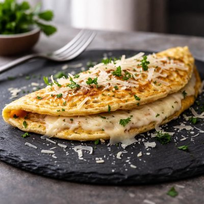 Parmesan omelette