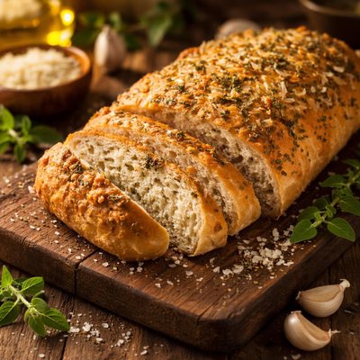Parmesan oregano bread