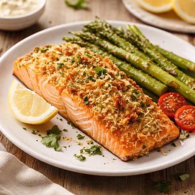 Parmesan salmon