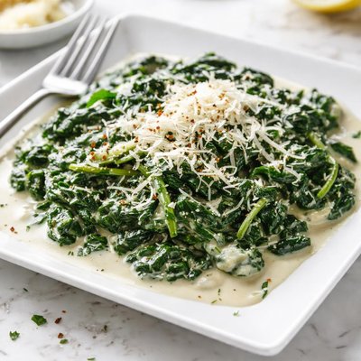 Parmesan spinach