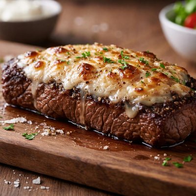 Parmesan steak