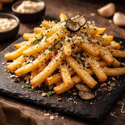 Parmesan truffle french fries