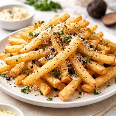Parmesan truffle fries