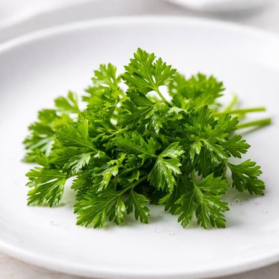 Parsley garnish