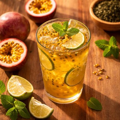 Passion fruit green tea