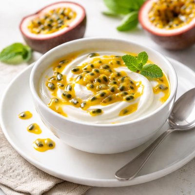 Passion fruit yogurt