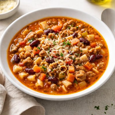 Pasta and fagioli soup