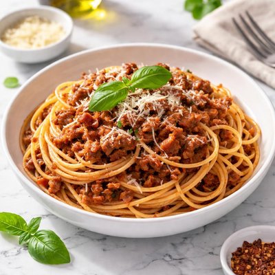 Pasta a la boloñesa