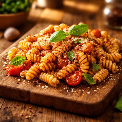 مكرونة مجعدة