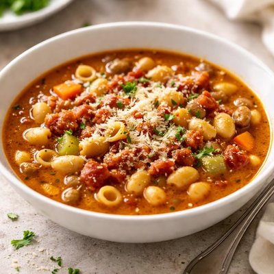 Pasta e fagioli soup