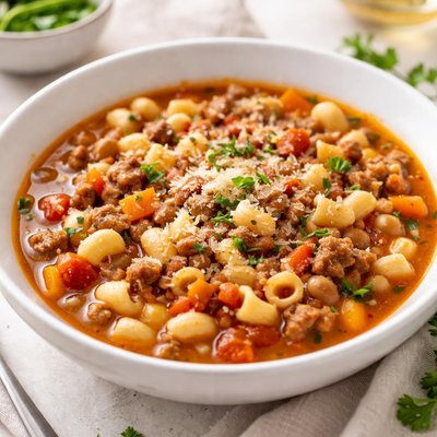 Pasta fagioli soup