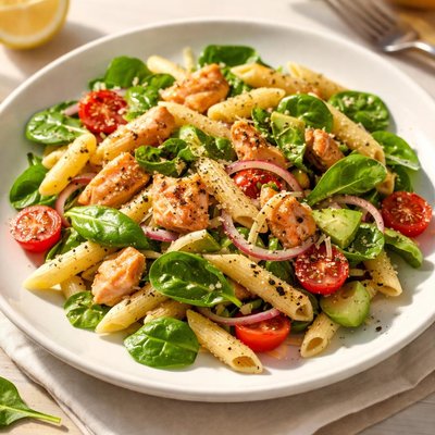 Pasta salmon salad