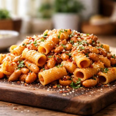 Pasta with beans