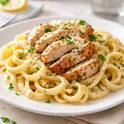 Pasta with chicken