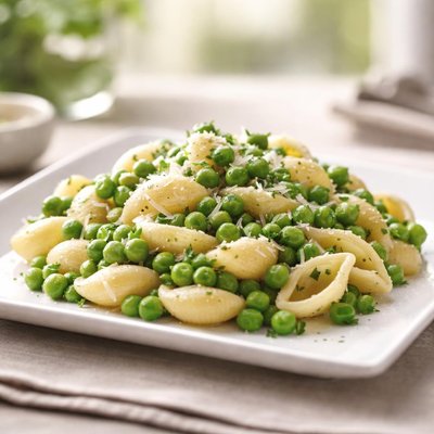 Pasta with peas