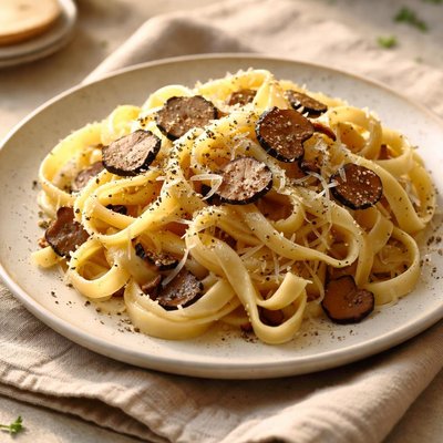 Pasta with truffle butter