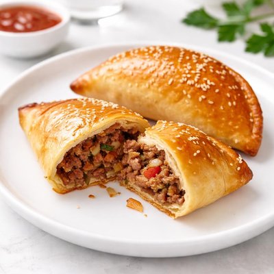 Pastel de carne assado