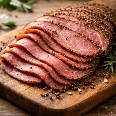 Pastrami slices