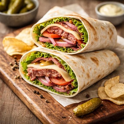 Pastrami wrap