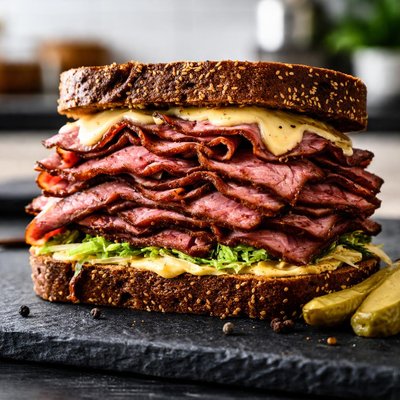 Pastramy sandwich
