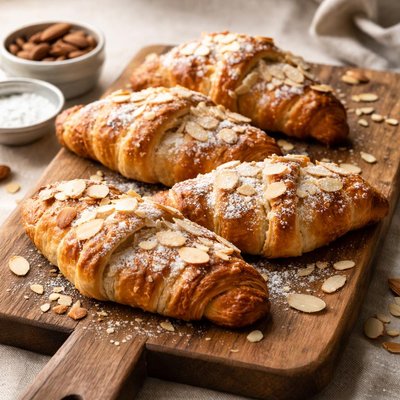 Pastry with almonds