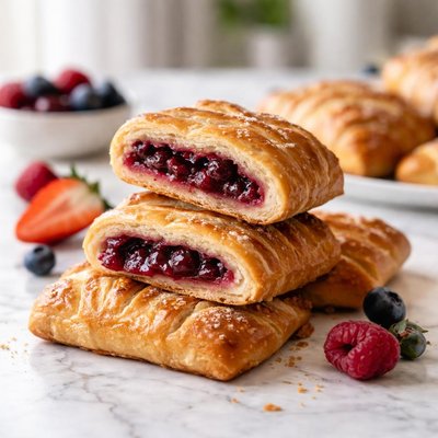 Pastry with fruit filling