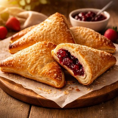 Pastry with jam filling