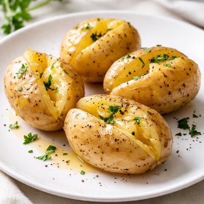 بطاطا مسلوقة