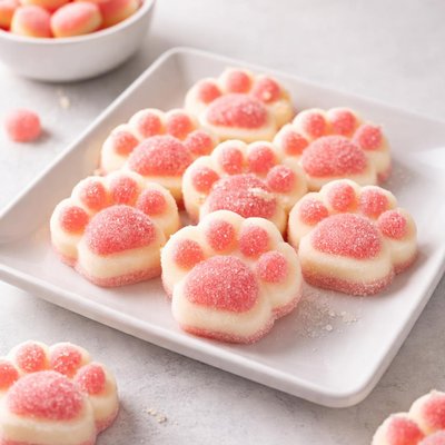 Paw-shaped candy