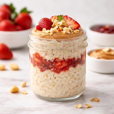 Pb and j overnight oats