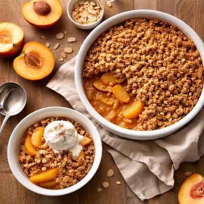 Peach crisp