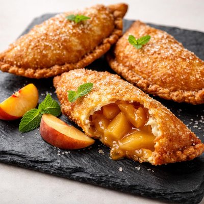 Peach fried pie