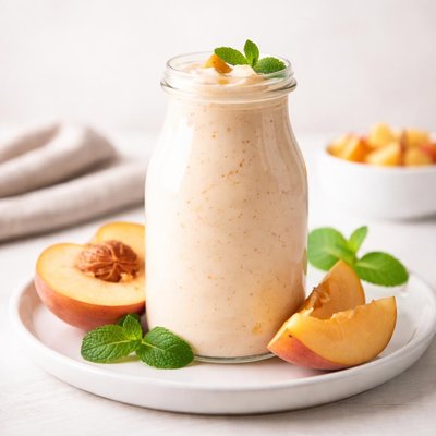 Peach kefir