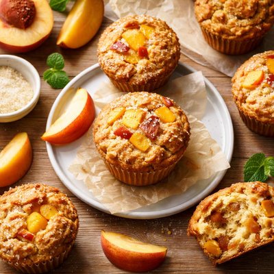 Peach muffin