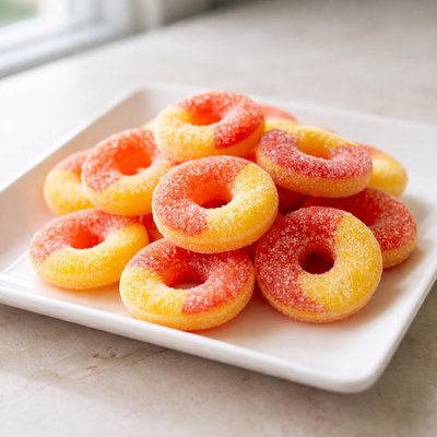 Peach ring candy