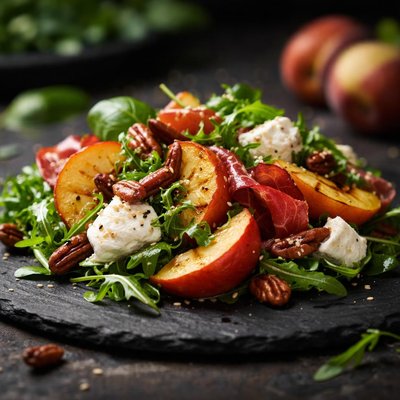 Peach salad